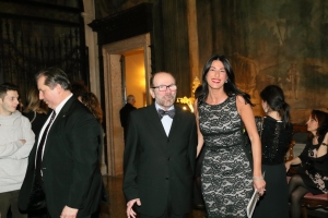 <b>CA' SAGREDO E LA CENA DI GALA DE LA CUCINA DEL SENZA  ©FotoZil</b> - Lorenza Lain, General Manager di Ca' Sagredo Hotel insieme a Marcello Coronini