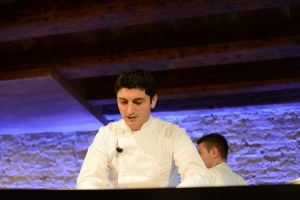 <b>GUSTO IN SCENA 2015 - LA CUCINA DEL SENZA di Enrico Crippa, Andrea Aprea, Paolo Teverini, Manuel e Christian Costardi e Enrico Bartolini  © Alice Ostan </b> - Andrea Aprea - VUN Park Hyatt (MI)