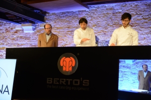 <b>GUSTO IN SCENA 2015 - LA CUCINA DEL SENZA di Mara Martin, Luca Veritti, Mauro Uliassi, Maurizio Serva, Luigi Biasetto, Renato Bosco e Tomas Morazzini  © Alice Ostan</b> - Maurizio Serva - La Trota, Rivodutri (RI)