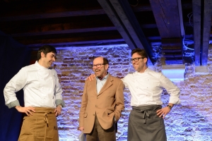 <b>GUSTO IN SCENA 2015 - LA CUCINA DEL SENZA di Mara Martin, Luca Veritti, Mauro Uliassi, Maurizio Serva, Luigi Biasetto, Renato Bosco e Tomas Morazzini  © Alice Ostan</b> - Tomas Morazzini - Urbino dei laghi (PU) e Renato Bosco - Saporè (VR) introducono, insieme a Marcello Coronini, La Pizza del Senza